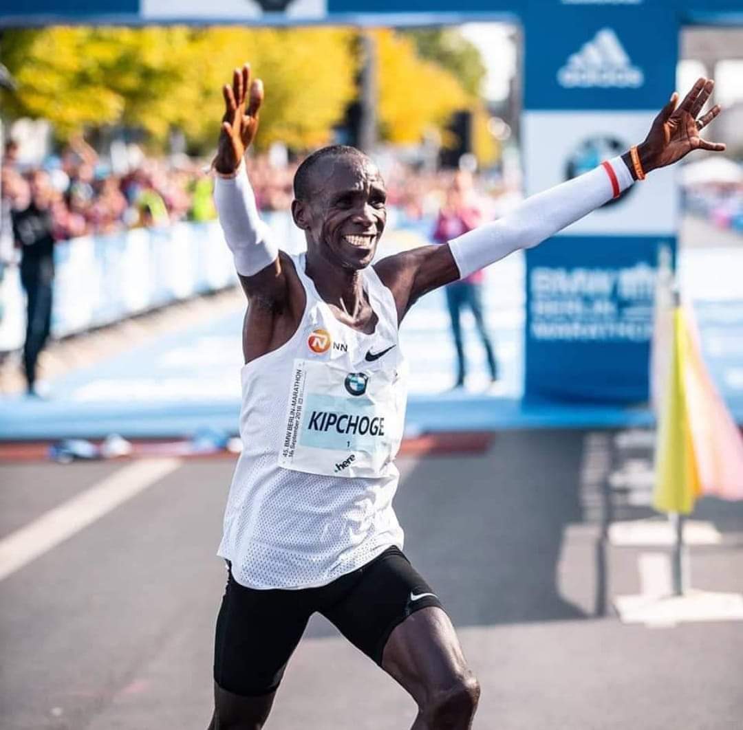 Reactions as Eliud Kipchoge Breaks Another Record to Win the Berlin Marathon in 2:01:09
