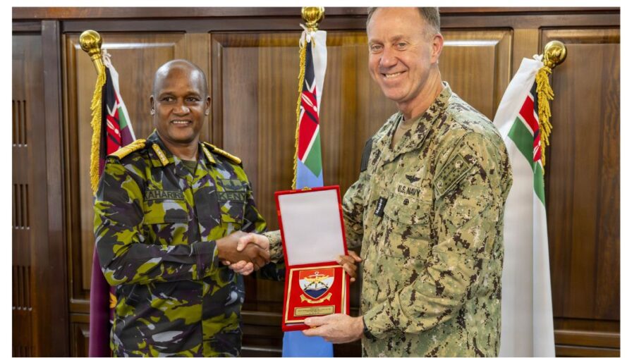 U.S. backs Kenya to secure Indian Ocean waters and coast after navy chief’s visit